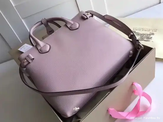 Official FirstBag Ru Medium House Check Banner The and Leather Burberry in 0513